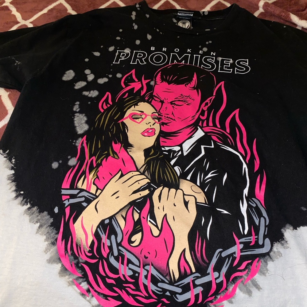 A broken promises shirt only worn once!